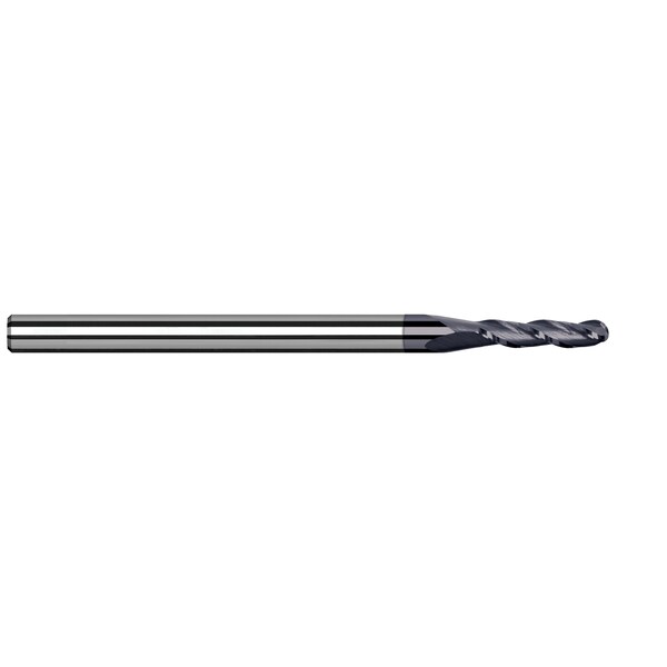 End Mill for High Temp Alloys - Ball 0.0400" Cutter DIA x 0.1200" Length of Cut
